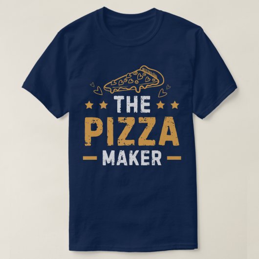 De Pizza Maker grappige Pizza die Pizza Maker Piz  T-shirt (Design voorkant)