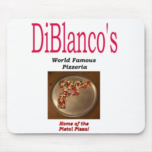 De Pizza Mousepad Muismat (Voorkant)