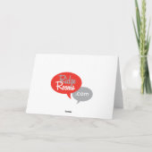 De pizza Om het even welke Manier I snijdt het Bedankkaart (Achterkant)