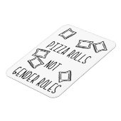 De pizza rolt niet de Magneet van de Rollen van (Linkerzijde)