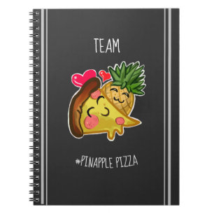 De Pizza van de Ananas van het team Notitieboek