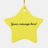 De Pizza van pepperonis VERSUS Taco: Mexicaan Keramisch Ornament (Achterkant)