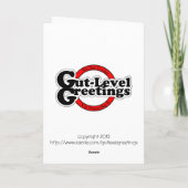 De Pizza van Valentijn Feestdagen Kaart (Achterkant)