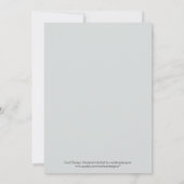 De plaats die Kerstmis plaatst nodigt de binnenpar Kaart (Achterkant)