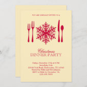 De plaats die Kerstmis plaatst nodigt de binnenpar Kaart (Voorkant / Achterkant)