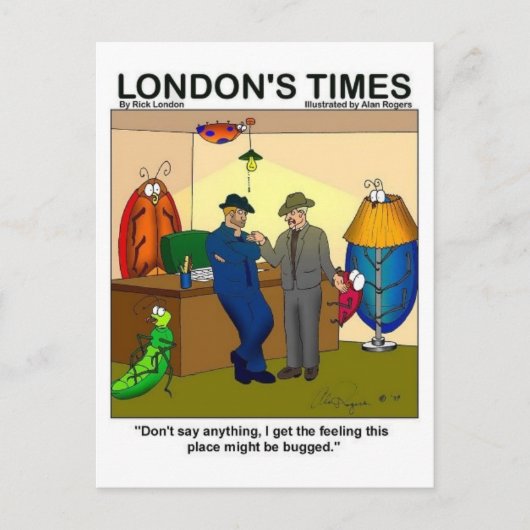 De plaats is gebufferd grappige politiefunctionari briefkaart (Voorkant)