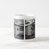 De plaats Pizza. Koffiemok (Center)