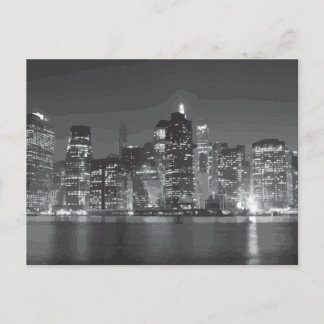 De plaats van Bay over het hoofd zien Briefkaart