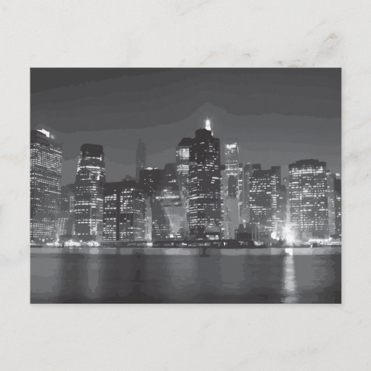 De plaats van Bay over het hoofd zien Briefkaart (Voorkant)