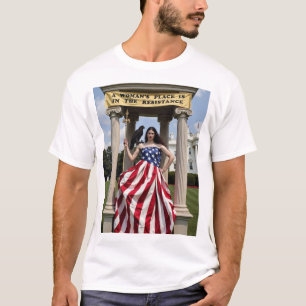 De plaats van de vrouw in het verzet t-shirt