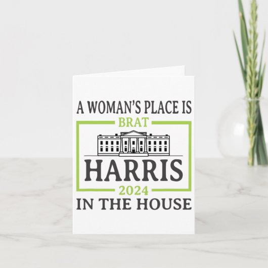 De plaats van de vrouw is in het Witte Huis 2024 K Kaart (Voorkant)