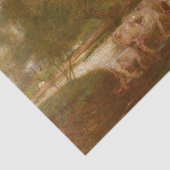 De plaats van de watering door Edward Stott Tissuepapier (Detail)