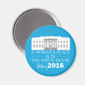 De plaats van een vrouw is in de magneet van het W (Voorkant / Achterkant)