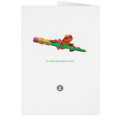 De plaats van een vrouw is op de CONTROL-kaart - z (Achterkant)