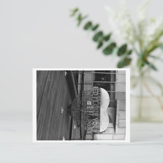 "De plaats waar het hart beschermd is" briefkaart (Staand voorkant)