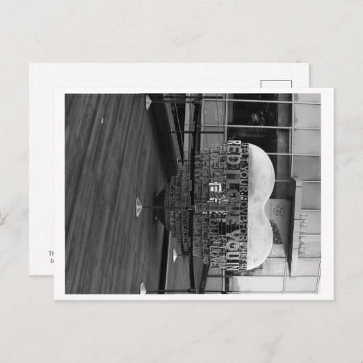 "De plaats waar het hart beschermd is" briefkaart (Voorkant / Achterkant)