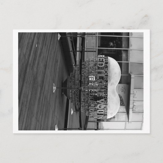 "De plaats waar het hart beschermd is" briefkaart (Voorkant)