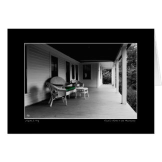 De plaats waar hij zong, Frost's huiskaart