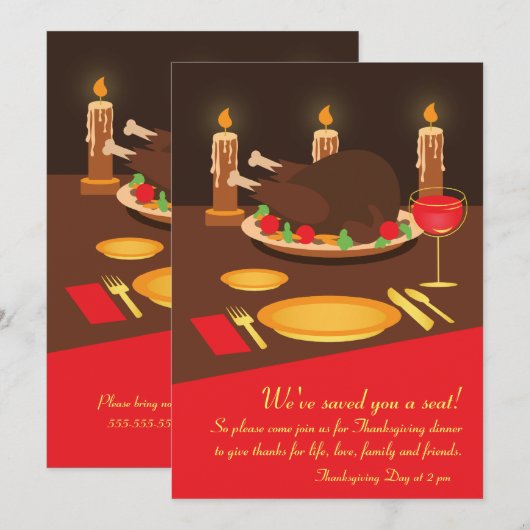 De Plaatsbepalende Uitnodiging van de Plaats van d (Voorkant / Achterkant)