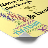 De Plaatsen van de speler en Motivatie Citaat Netb Poster (Hoek)