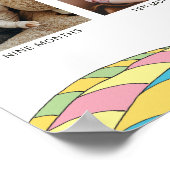 De plaatsen waar je gaat! | Collage baby's eerste  Poster (Hoek)