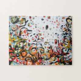 De plaatsen waar we heen gaan - Abstracte schilder Legpuzzel