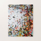 De plaatsen waar we heen gaan - Abstracte schilder Legpuzzel (Verticaal)
