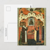 De plaatsing van de mantel van de icoon van de Moe Briefkaart (Voorkant / Achterkant)