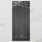 De plaatsplaats van de vangst plaatst Dank u, kaar Programmakaart (Achterkant)