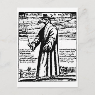 De Plague Doctor. Briefkaart