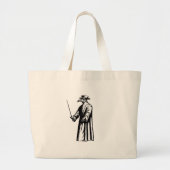 De Plague Doctor. Grote Tote Bag (Voorkant)