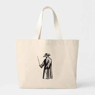De Plague Doctor. Grote Tote Bag
