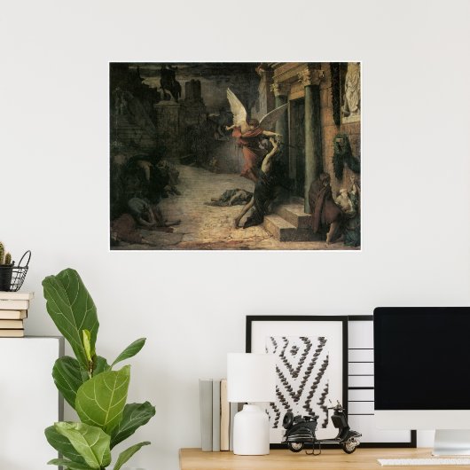 De Plague in Rome Poster (Thuiskantoor)