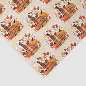 De Plaid Turkey Waltz Tissuepapier (Detail)