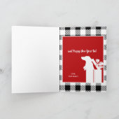 De Plaid van de Tekkels van de vakantie Feestdagen Kaart (Binnen)