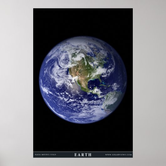 De planeet Aarde Poster (Voorkant)