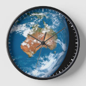 De planeet Aarde toont wolken boven Australië. (Voorkant)