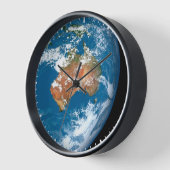 De planeet Aarde toont wolken boven Australië. (Hoek)