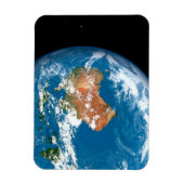 De planeet Aarde toont wolken boven Australië. Magneet (Verticaal)