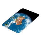 De planeet Aarde toont wolken boven Australië. Magneet (Linkerzijde)