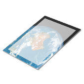 De planeet Aarde toont wolken boven Australië. Notitieblok (Schuin)