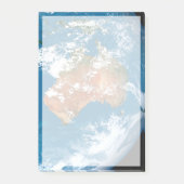 De planeet Aarde toont wolken boven Australië. Post-it® Notes (Voorkant)