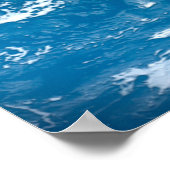 De planeet Aarde toont wolken boven Australië. Poster (Hoek)