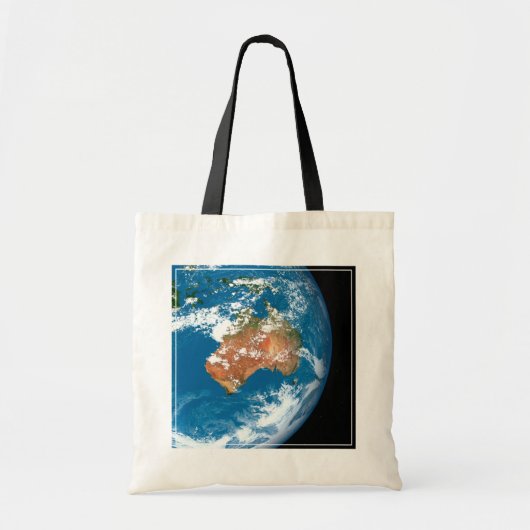 De planeet Aarde toont wolken boven Australië. Tote Bag (Voorkant)