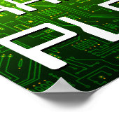 de planeet hacken poster (Hoek)