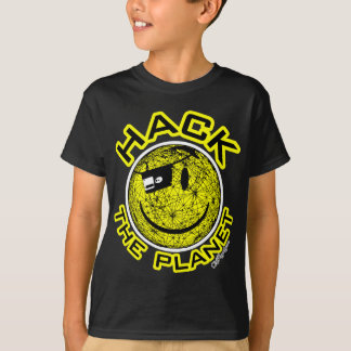 De planeet hacken t-shirt