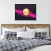 De planeet Jupiter Canvas Afdruk (Insitu (Slaapkamer))