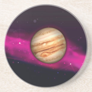 De planeet Jupiter Zandsteen Onderzetter