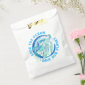 De planeet opslaan bedankzakje (Gezegeld)