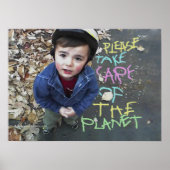 De planeet opslaan poster (Voorkant)